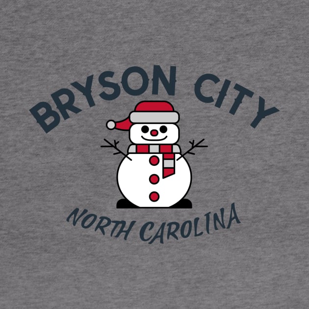 Bryson City, North Carolina Winter by Mountain Morning Graphics